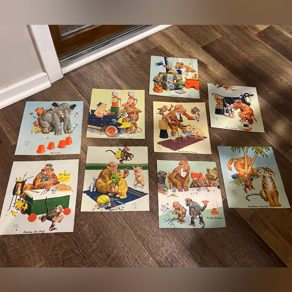 Vintage Animal Illustration Prints